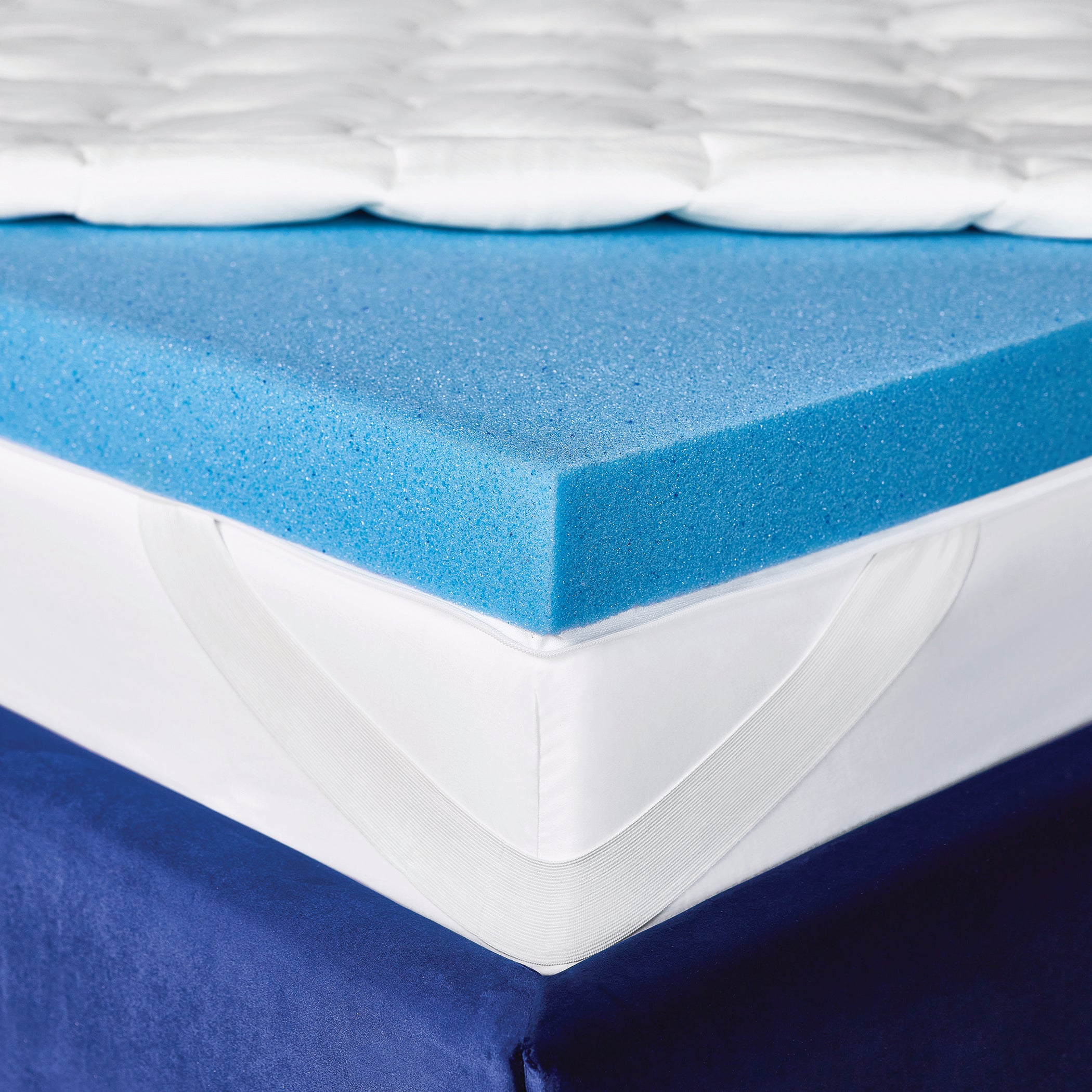 ComfortGrande Plus Advanced 3" Gel Memory Foam Mattress Topper