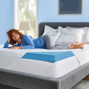 Soothing Cool Plus 3" Gel Memory Foam Mattress Topper