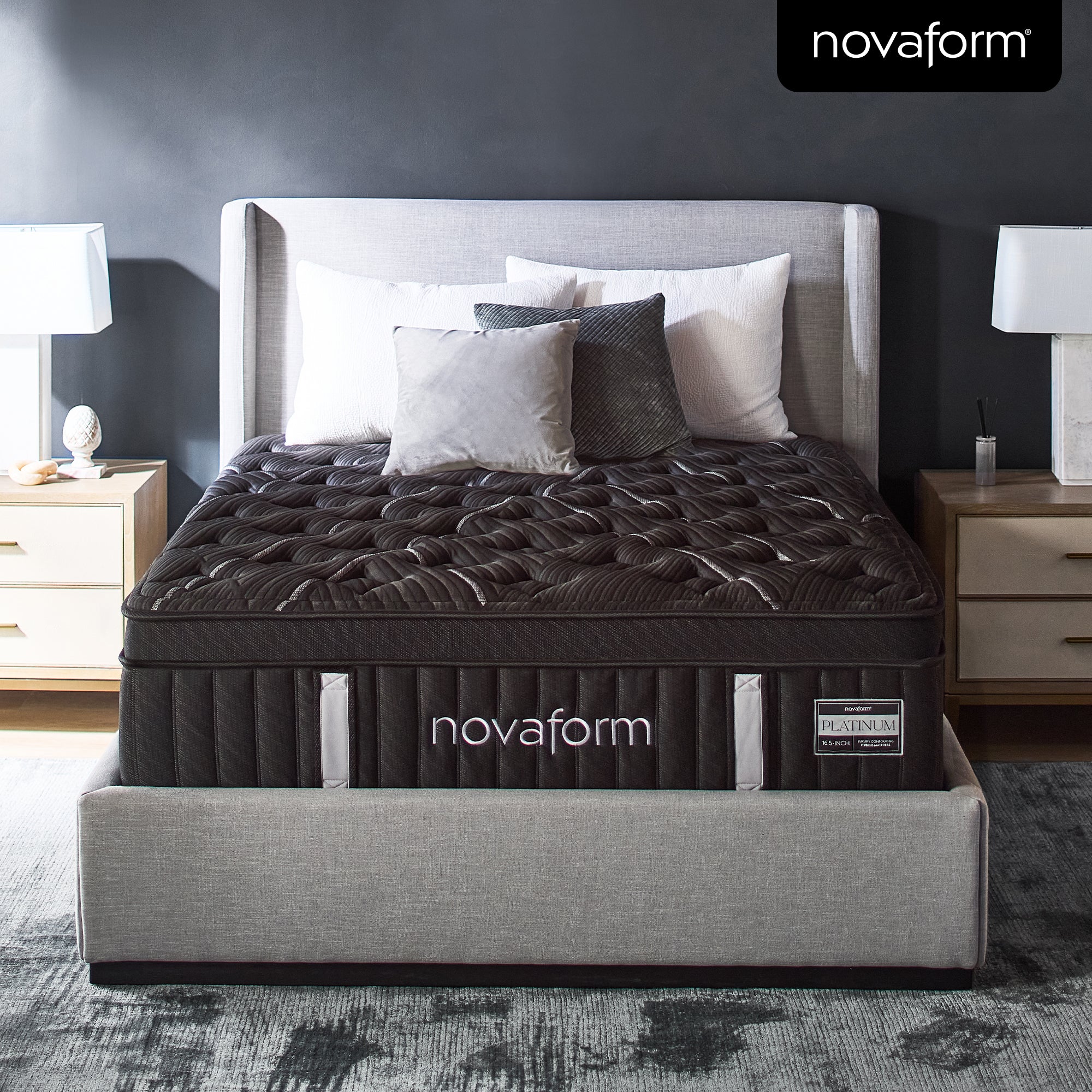 Novaform Platinum 16.5" Luxury Hybrid Mattress Novaform Platinum 16.5" Luxury Hybrid Mattress