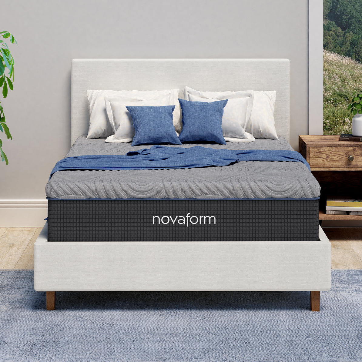 Soothing Comfort 12" Cooling Gel Memory Foam Mattress – Novaform