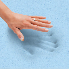 Isolated view of the Lasting Cool Gel Memory Foam Pillow featuring the ConstantCool zippered cover